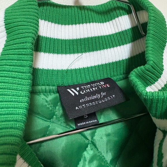 NWOT The Wild Collective x Anthropologie Philadelphia Eagles Bomber Size Small - Picture 8 of 16